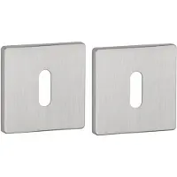 Aprile | Prestige Sleutelrozet | 52x52x5mm | Vierkant | Chroom geborsteld