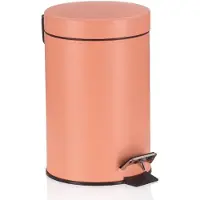 kela Prullenbak Monaco Met Pedaal Peachy Pink 3 L