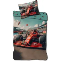 BrandMac Bed Linen - Adult Size 140 x 200 cm - Race Car (1029360)