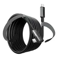 UGREEN - haakse - kabel USB Type C - USB Type C voor 60W opladen / datatransmissie met ondersteuning voor VR-bril - (bijv. - Oculus - Quest - 2) - 5m - zwart - (US551)