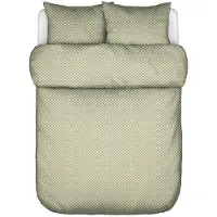 Marc O'Polo Dekbedovertrek Svea Silvery Green Satijn-200 x 200 / 220 cm | 2-Persoons