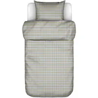 Marc O'Polo Dekbedovertrek Olle Denim Blue Flanel-140 x 200 / 220 cm | 1-Persoons