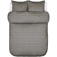 Marc O'Polo Dekbedovertrek Olle New Black Flanel-200 x 200 / 220 cm | 2-Persoons