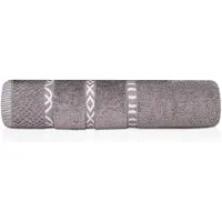Detexpol Luxe GINO Handdoek 50x90cm - Dik Katoen, 550g/m², Absorberend, Grijs