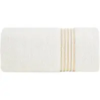 Eurofirany Lila Handdoek 30x50 cm - Lichtcrème, 500 GSM Katoen