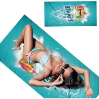 ECarla XL Sneldrogend strandlaken Rechthoekig 150x70cm - SUMMER TIME