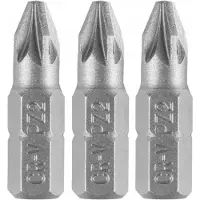 Graphite Biten PZ2 x 25mm - 3 stuks