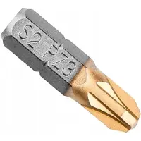 Graphite Schroefbit PZ3 x 25 mm - Titaniumnitride coating