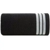 Eurofirany Madlen 09 Handdoek 30x50 cm - Zwart met Borduur