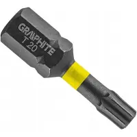 Graphite Torx T20 slagmoerbit 25 mm - hoogwaardig S2-staal