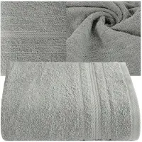 Eurofirany Zilveren Badhanddoek 30x50 cm 450 g/m² - Zachte Katoen