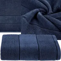 Eurofirany Zachte Katoenen Badhanddoek 50x90cm 500 GSM - Blauw