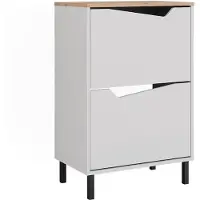 Vicco Marelle Schoenklaprek – 60 x 91.6 cm met 2 compartimenten Wit/Kunstnijverheid