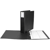 Biurfol Personeelsmap - 2 ringen, 6,5 cm vloerkleed, Zwart, A4