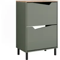 Vicco Marelle Schoenklaprek – 60 x 91.6 cm met 2 compartimenten Groen/Kunstzinnig