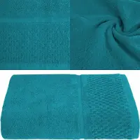 Eurofirany Turquoise Katoenen Handdoek 50x90 cm - Hoge Kwaliteit