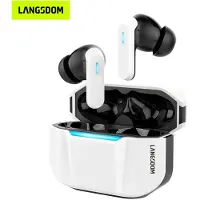 Langsdom Oordopjes-Dual-mic ANC active noise cancellation-RGB verlichting- Bluetooth 6.0- & IPX5