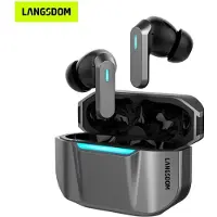 Langsdom Oordopjes-Dual-mic ANC active noise cancellation-RGB verlichting- Bluetooth 6.0- & IPX5
