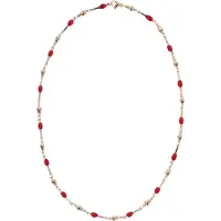 NAEMI Ketting goud / rood