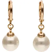 Gaya Oorbellen rose-goud / parelwit