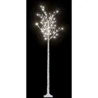 vidaXL Kerstboom wilg met 200 koudwitte LED's binnen en buiten 2,2 m