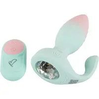 Beau Coeur Juvela - vibrerende anale plug - turquoise