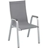 Kettler Cirrus stapelstoel aluminium/buitenstof 2 stuks