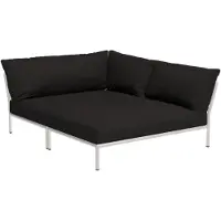 Houe Loungeset Level 2 Cozy Corner Right Frame Muted White Cushion Char
