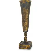 Artpol Retro Gouden Metalen Vaas Kelk - Stijlvolle Bloemendecoratie