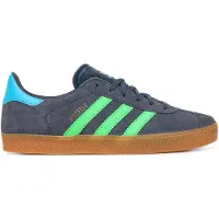 Adidas Sneakers 'GAZELLE' marine / neonblauw / goud / lichtgroen