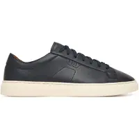 BOSS Lage sneakers van leer met reliëflogo Maat 41