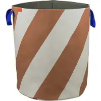 Mette Ditmer Diagonaal wasmand Ø40x50 cm Brick-sand