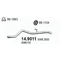 ASSO 14.9011 Voorpijp