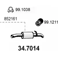 ASSO 34.7014 Einddemper