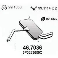ASSO 46.7036 Einddemper