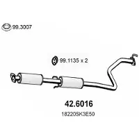 ASSO 42.6016 Uitlaat middendemper