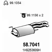 ASSO 58.7041 Einddemper