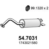 ASSO 54.7031 Einddemper