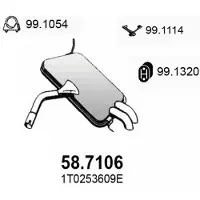 ASSO 58.7106 Einddemper
