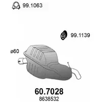ASSO 60.7028 Einddemper
