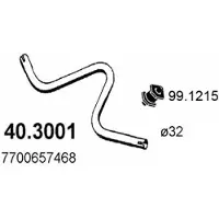 ASSO 40.3001 Voorpijp