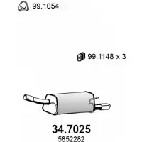 ASSO 34.7025 Einddemper