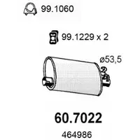 ASSO 60.7022 Einddemper