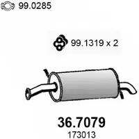 ASSO 36.7079 Einddemper