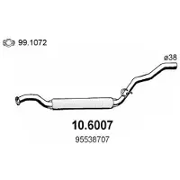 ASSO 10.6007 Uitlaat middendemper