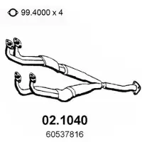 ASSO 02.1040 Voorpijp