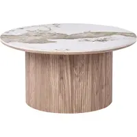 Beliani DORA - Salontafel - Bruin - Keramiek