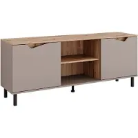 Vicco Marelle TV-meubel – 150 x 60 cm met 2 deuren Grijs/Artisan