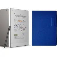 ReMarkable Paper Pro met Marker Plus en Blauwe Magnetische Hoes