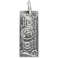 MOOYE ® - Collectie Zilveren US 100 dollar biljet kettinghanger